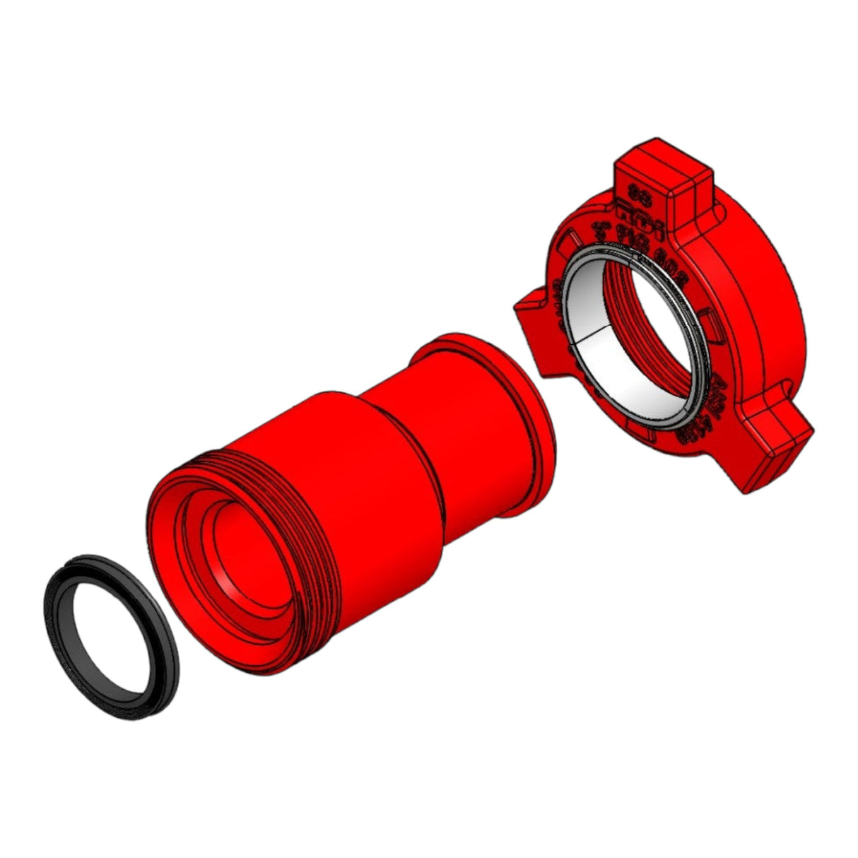 Pup Joint, 3" 602 FxM, Integral, 6000 psi, Sour Service